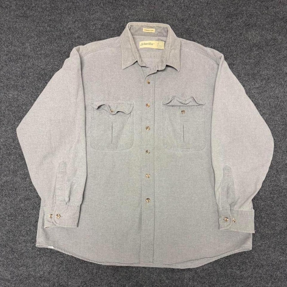 Vintage 1990s St. John's Bay Chamois Shirt